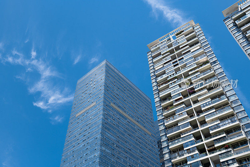 Looking up at the Chengdu Financial City